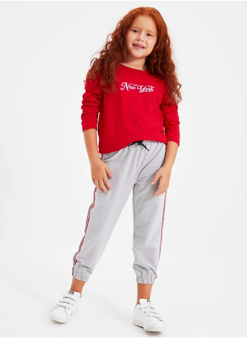 trendyol Kids Side Stripe Sweatpants