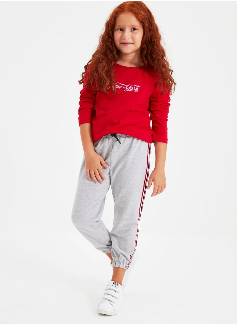 trendyol Kids Side Stripe Sweatpants