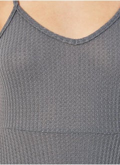 Styli Waffle Knit Textured Nightdress  - Image 3