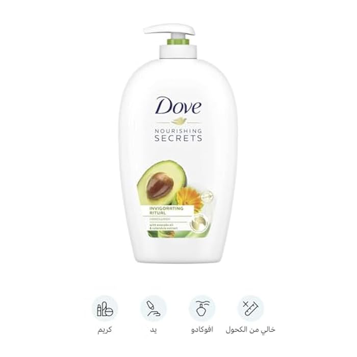 Dove Nourishing Secrets Hydrating Handwash, Made with avocado oil & calendula extract Moisturize and Nourish 500ML - Image 2