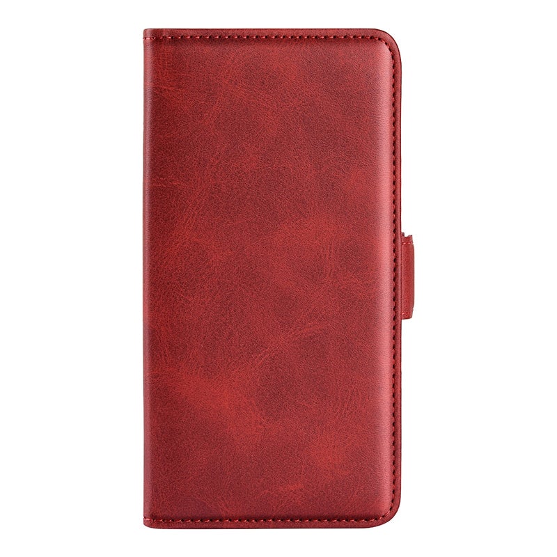 HuHa Case Cover For Xiaomi Redmi Note 13 4G Dual-side Magnetic Buckle Horizontal Flip Leather Phone Case(Red) - Image 2