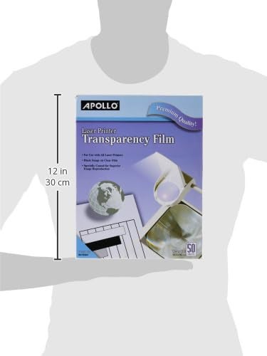 ACCO Brands Apollo Laser Jet Printer and Copier Transparency Film, 50 Sheets (CG7060) - Image 3