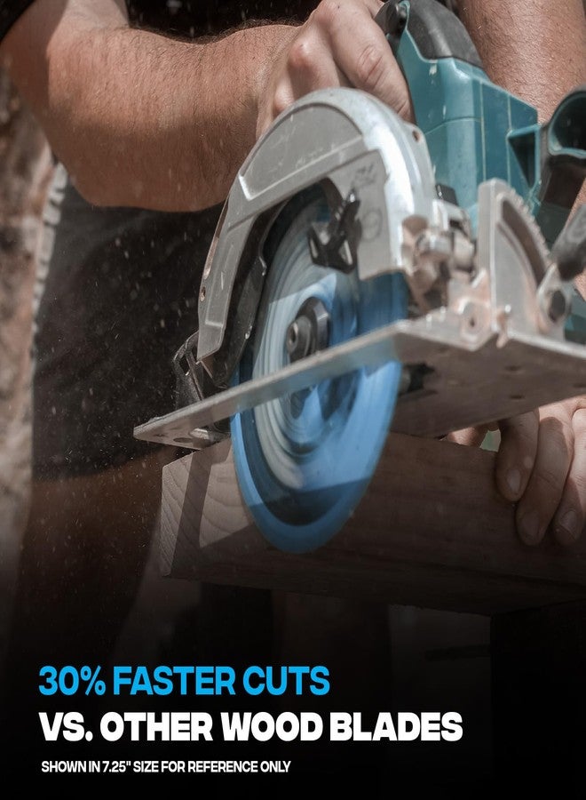 OX Tools Lightning 6-1/2 inch 24 Tooth Circular Saw Blade for Framing - 5/8 inch Bore Laser Cut Carbide Tipped M9 Grade Construction - Circular Saw Blades Made in Australia for Wood Cutting - Image 4