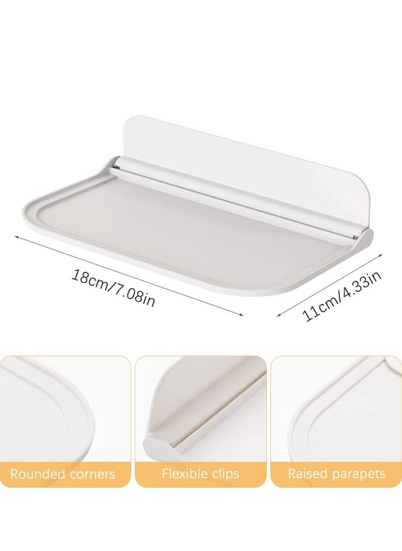 Floating Shelves Self Adhesive Shelf for Wall Small Easily Expand Space Bedroom Playroom Bathroom Living Room Kitchen Office 2Pcs