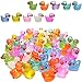 Cidinge 100 Pcs Luminous Mini Resin Ducks Tiny Glow in The Dark Duck Micro Garden Landscape Potted Plants Decoration Aquarium Dollhouse Ornament for Family Crafts Decor - Image 3