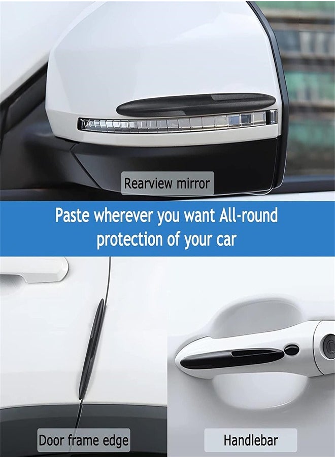 Generic - Car Door Protector Strips, 6 Pcs Car Door Edge Protection Strips Front and Rear Car Door Bumper Guard Protector for Car, Truck, SUV for Car Door Edge Protection, Black - Image 1