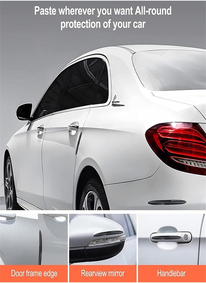 Generic - Car Door Protector Strips, 6 Pcs Car Door Edge Protection Strips Front and Rear Car Door Bumper Guard Protector for Car, Truck, SUV for Car Door Edge Protection, Black - Image 1