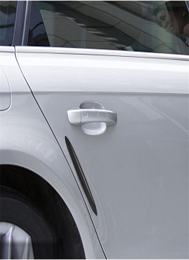 Generic - Car Door Protector Strips, 6 Pcs Car Door Edge Protection Strips Front and Rear Car Door Bumper Guard Protector for Car, Truck, SUV for Car Door Edge Protection, Black - Image 1