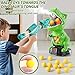 JUKUDAHU Dinosaur Shooting Toys for Kids 35 Moveable Shooting Game with 2 AirPump 36 Balls Toys Scoreboard Light and Sound Competitive Game Birthday Gift for Boys and Girls Ages 3 4 5 6 7 8 - Image 4