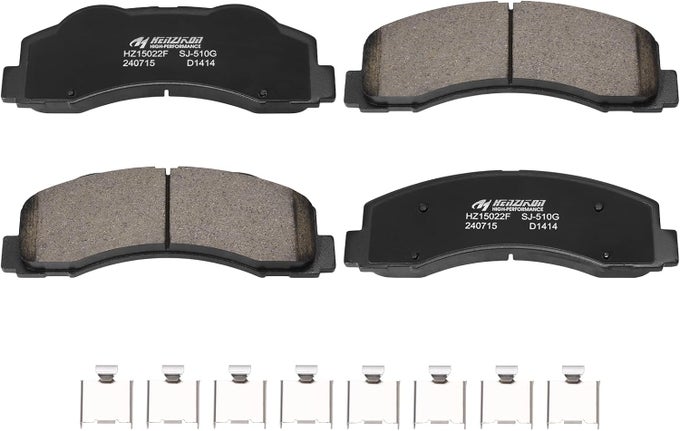 Hz1414 Quietcast Premium Ceramic Disc Brake Pad Set - Compatible With Ford Expedition, F-150, Lincoln Navigator