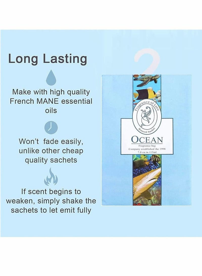 كيس معطر 12 قطعة أكياس معطرة لتعطير الخزائن والأدراج تدوم طويلاً للخزائن والحمامات والسيارات - Image 5