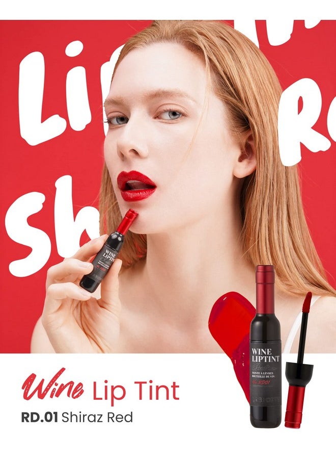 LABIOTTE - Chateau Wine Lip Tint Shiraz Red 0.24 Fl Oz; Korean Lip Tint & Lipstain; Korean Makeup & Beauty Products For Lips; Water Tint Lip Stain; Hydrating Lip Tint & Lip Care Products; Wine Lip Tint - Image 1