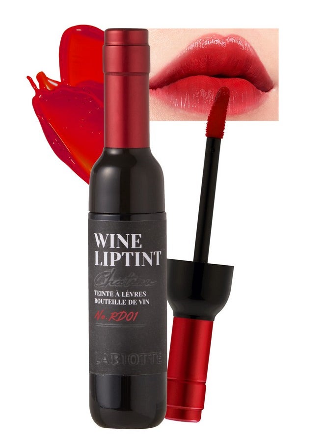 LABIOTTE - Chateau Wine Lip Tint Shiraz Red 0.24 Fl Oz; Korean Lip Tint & Lipstain; Korean Makeup & Beauty Products For Lips; Water Tint Lip Stain; Hydrating Lip Tint & Lip Care Products; Wine Lip Tint - Image 1