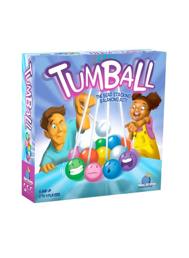 blue orange Tabletop Party Game, Kids, Teens, Adults, Family Game Nights, Easy Set-up, Exciting Dexterity Challenge, 2 to 4 Players, Ages 5 & Up, Tumball by Blue Orange Games - Image 1