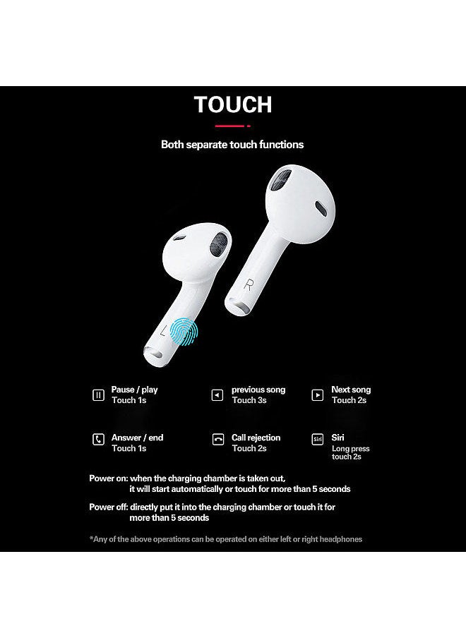 Lenovo Group Limited - Lenovo HT38 True Wireless Stereo Earphone BT5.0 In-ear Earbuds HiFi Sound/HD Call/Touch Control/Game No Latancy Headset with Mic Compatible with Andriod/iOS/Windows Black - Image 1
