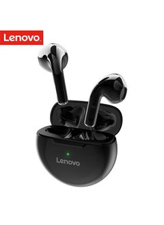 Lenovo HT38 True Wireless Stereo Earphone BT5.0 In-ear Earbuds HiFi Sound/HD Call/Touch Control/Game No Latancy Headset with Mic Compatible with Andriod/iOS/Windows Black