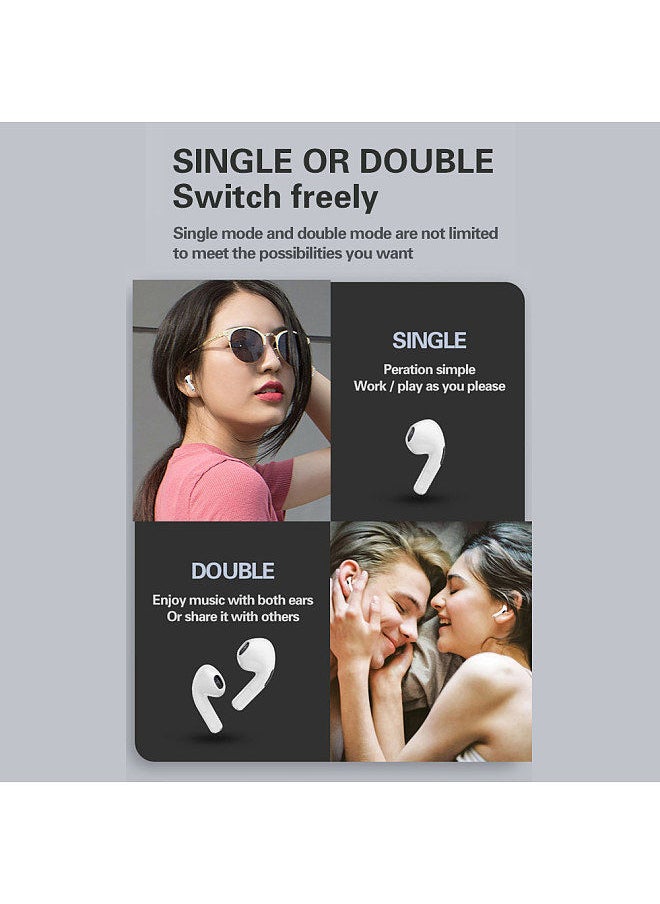 Lenovo Group Limited - Lenovo HT38 True Wireless Stereo Earphone BT5.0 In-ear Earbuds HiFi Sound/HD Call/Touch Control/Game No Latancy Headset with Mic Compatible with Andriod/iOS/Windows Black - Image 1