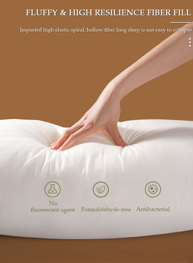 DUNISO H Shaped Full Body Pregnancy Pillow for Pregnant Women, Soft Pregnancy Body Pillow Support for Back, Hips, Legs, Belly, Maternity Pillow with Detachable and Adjustable Pillow - Image 4