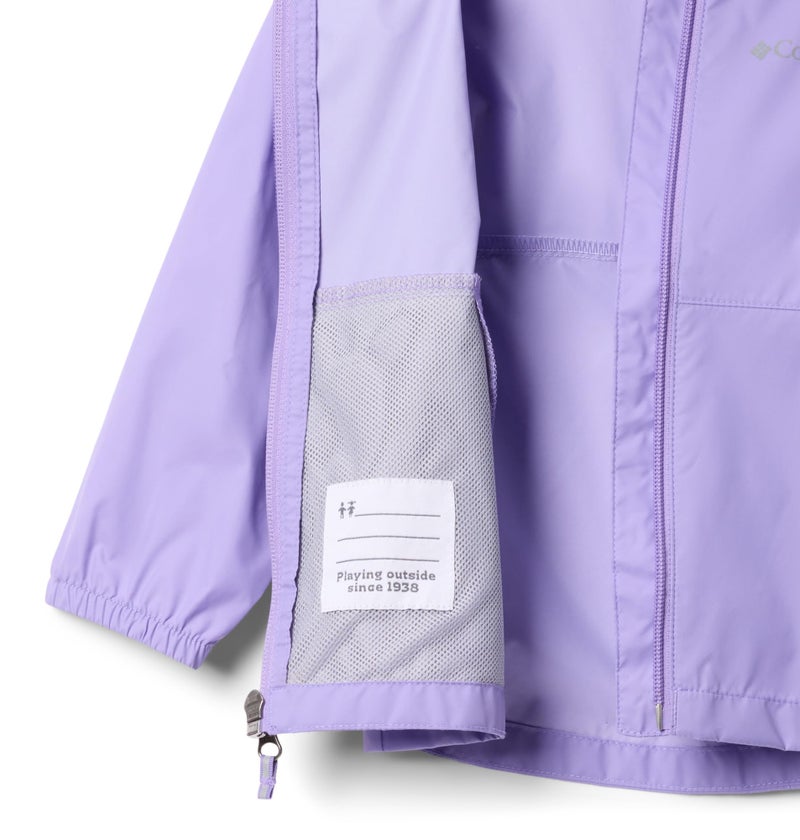 Columbia Youth Girls Switchback II Rain Jacket, Paisley Purple, Small - Image 3
