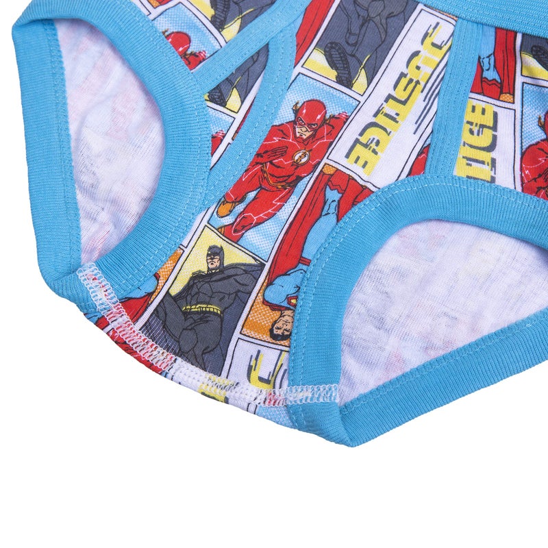 DC Comics DC Comics 100% Cotton Briefs with Prints Including Superman, Batman, The Flash Logos, Sizes 2/3T, 4T, 4, 6, 8  - Image 2