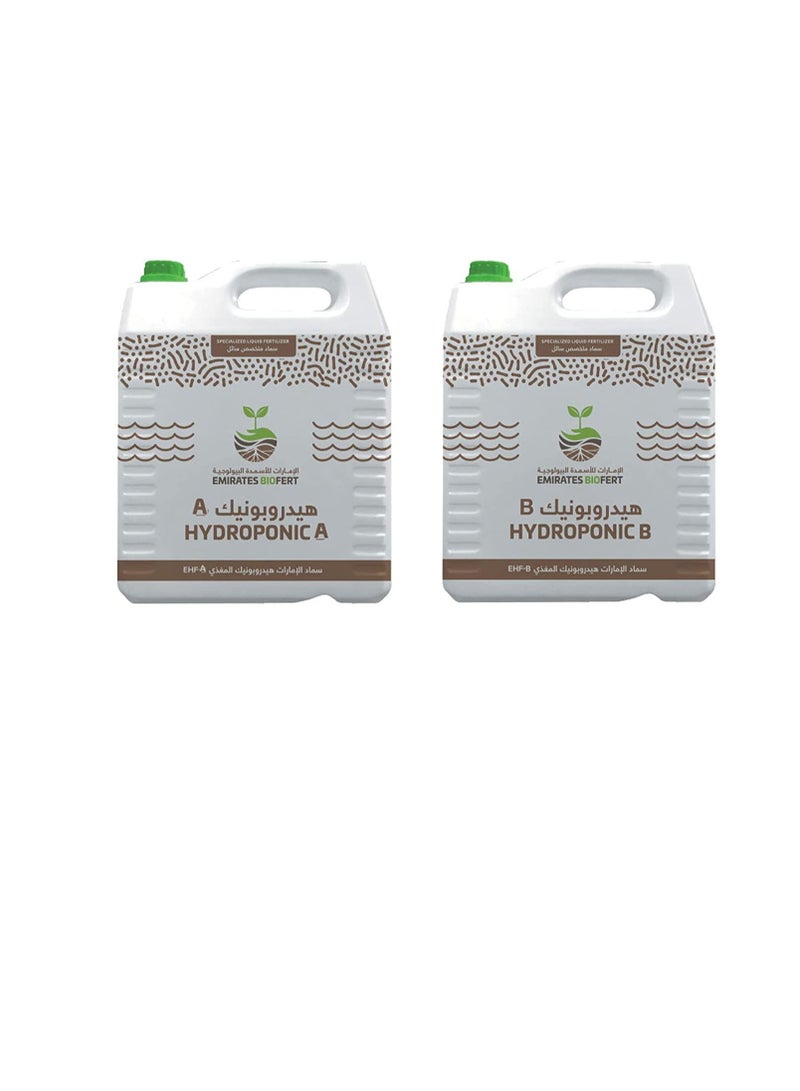 ritaj Hydroponic Nutrient Solutions A & B Bundle 10 liter each – World's Best Liquid Nutrient | Supports Vegetative and Flowering Stages of Plants  - Image 2