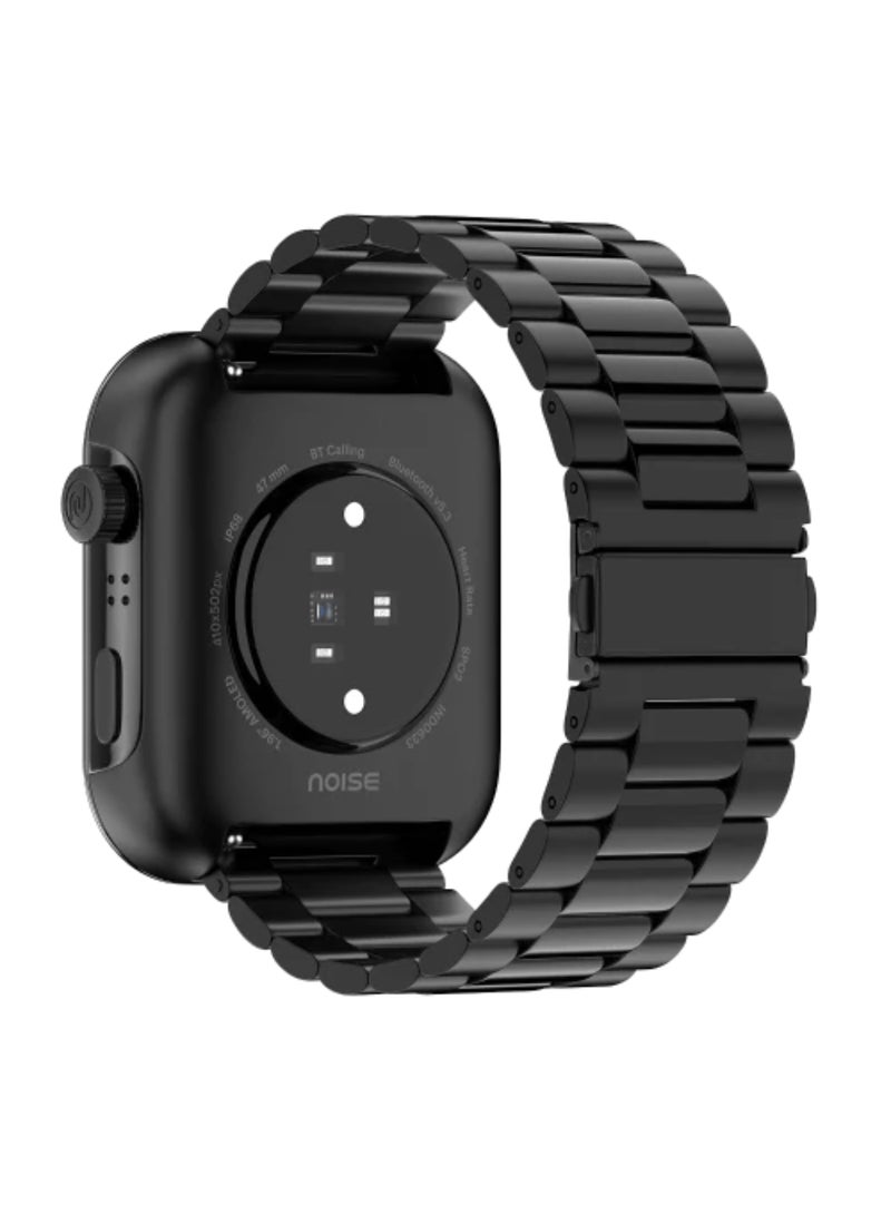Noise Colorfit Pro 5 Max 1.96" Amoled Display Smart Watch, Bt Calling, Post Training Workout Analysis, Vo2 Max, Rapid Health, 5X Faster Data Transfer Elite Black - Image 2