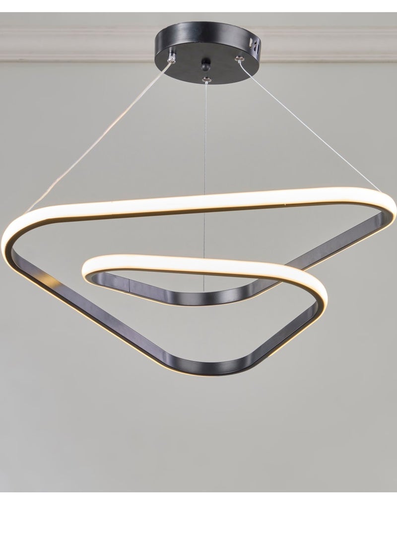 NAGAFA SHOP - Leon  black led Chandelier LCTB7010 - Image 1