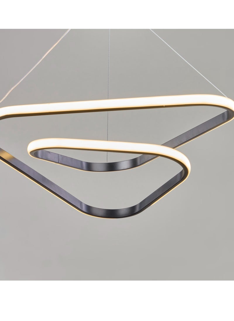 NAGAFA SHOP - Leon  black led Chandelier LCTB7010 - Image 1
