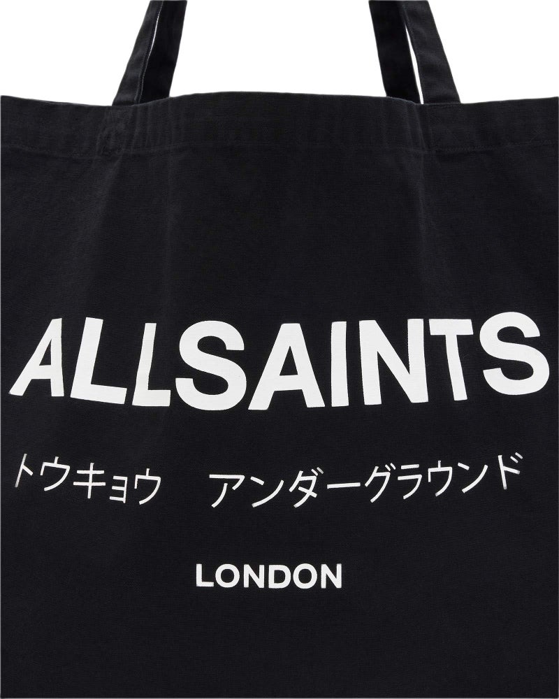 AllSaints MEN'S M170XB UNDERGROUND TOTE BLACK/CHALK ONE SIZE - Image 2