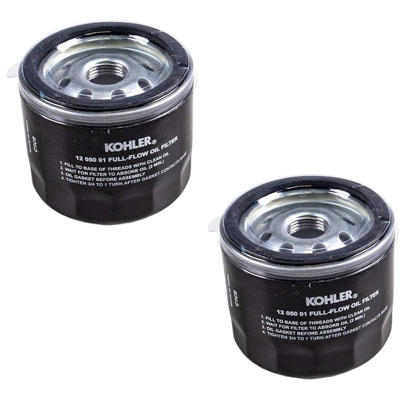 Kohler Set of 2 KOHLER 12 050 01-S Engine Oil Filter - Image 1