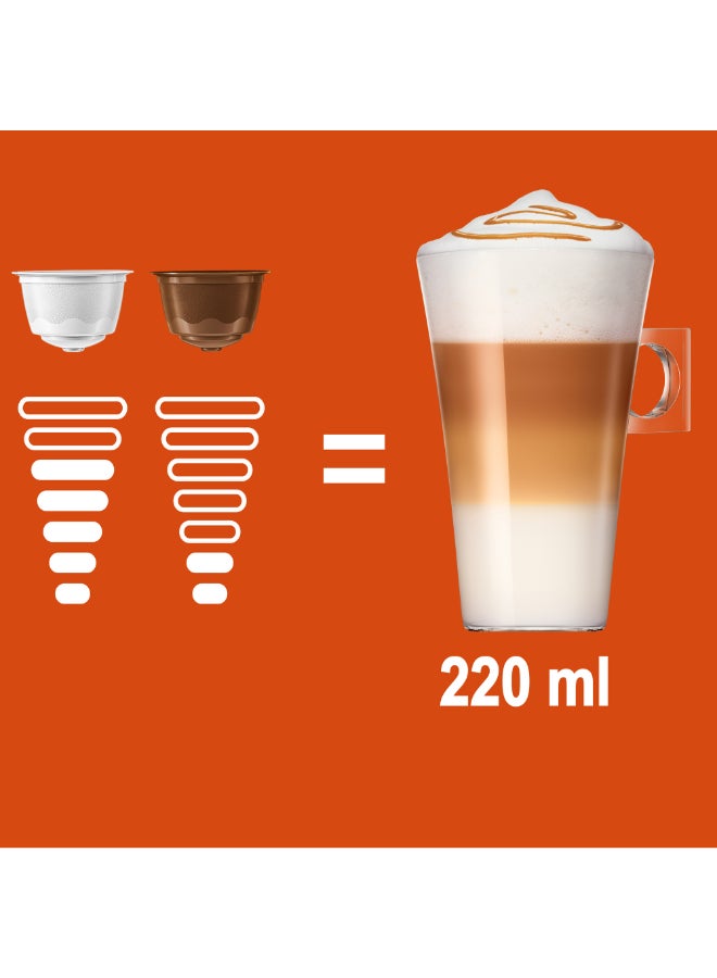 Nescafe Gusto Caramel Latte Macchiato Coffee 16 Capsules 145.6grams - Image 5