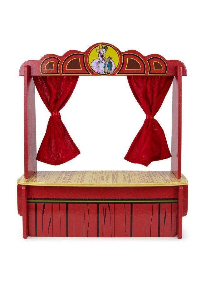 Imagination Generation Wooden Wonders Mother Goose's Tabletop Puppet Theater - Image 2