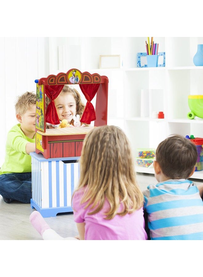 Imagination Generation Wooden Wonders Mother Goose's Tabletop Puppet Theater - Image 4