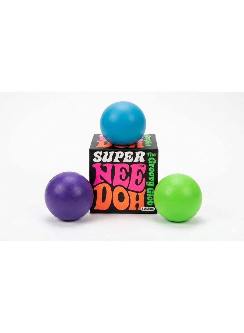 Nido Color Changing Stress Balls 3-Piece Set Stress and Anxiety Relief Groovy Globe Sensory Toy Silicone Squeeze Toy for Relaxation and Focus. - Image 1