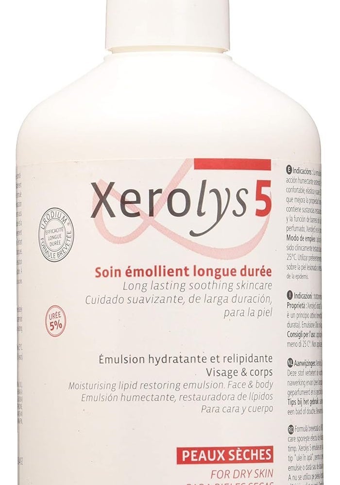 LYSASKIN Xerolys 5 Moisturizing Cream for Dry Skin - 500ml - Image 1