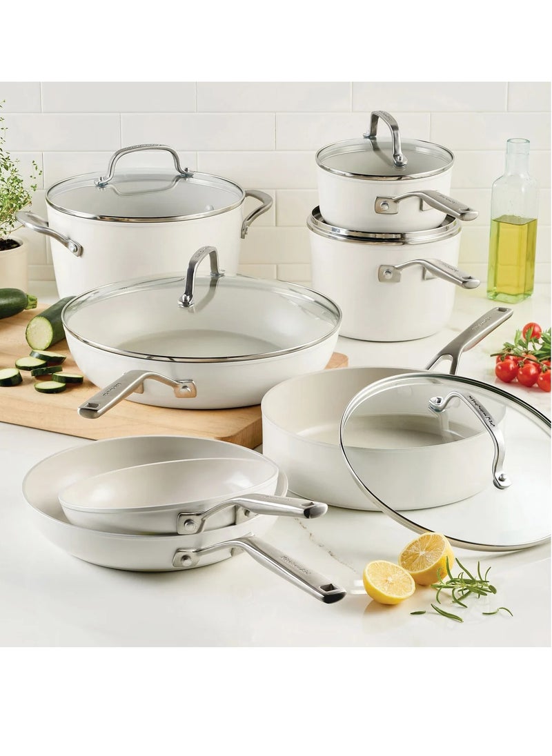 KitchenAid KitchenAid 12-piece Hard Anodized Ceramic Non-Stick Cookware Set  - Image 1
