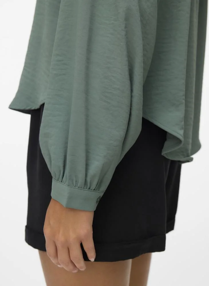 VERO MODA Vmani Long Sleeve Button Down Shirt
