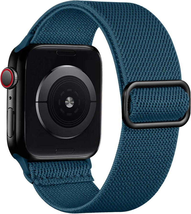 Lerobo Compatible with Apple Watch Ultra SE 3 2 1 Band 49mm Series 10 9 45mm/46mm 44mm 42mm for Men and Women Stretchy Nylon Solo Loop Sport Strap for iWatch Bands Series 11 8 7 6 5 4 Ultra 2 - Image 1