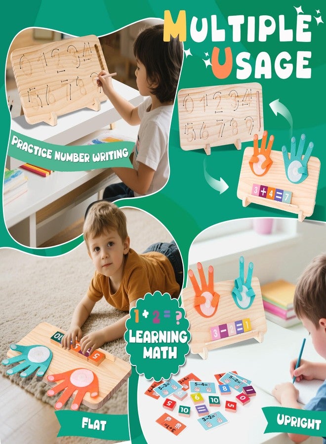 Hirger Preschool Learning Toys for Toddlers 2-4, Educational Math Manipulatives Number Counting Blocks for Kids, Montessori Toy for 3 4 5 6 Year Old Boys Girls Birthday Gifts - Image 2