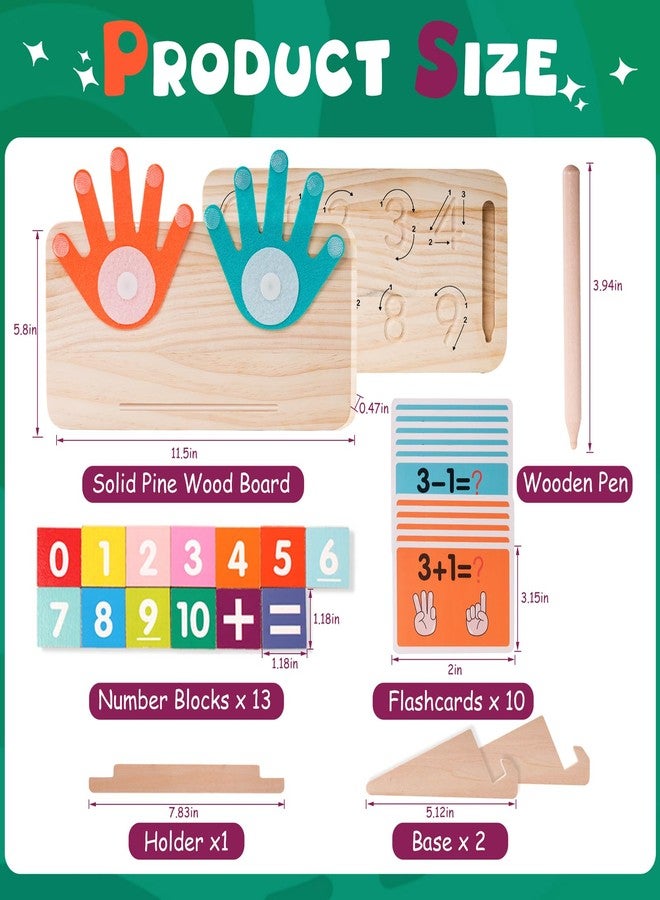 Hirger Preschool Learning Toys for Toddlers 2-4, Educational Math Manipulatives Number Counting Blocks for Kids, Montessori Toy for 3 4 5 6 Year Old Boys Girls Birthday Gifts - Image 4