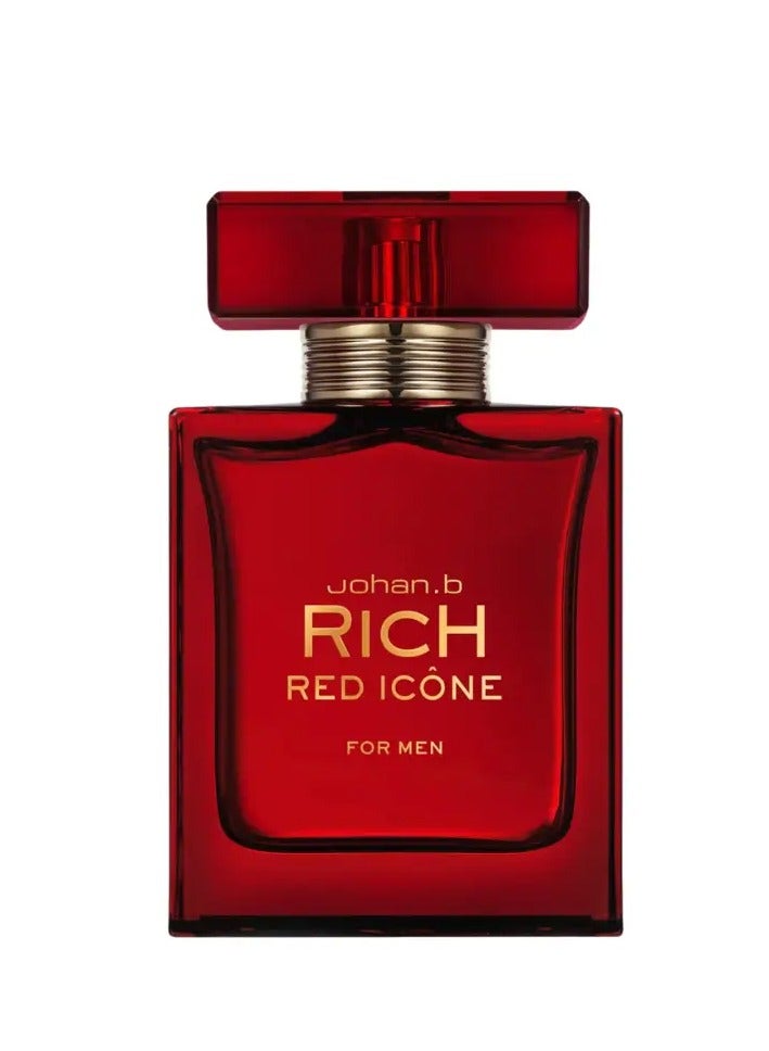 جوهان. بي عطر ريتش ريد أيكون جوهان بي للرجال، ماء تواليت، 100 مل