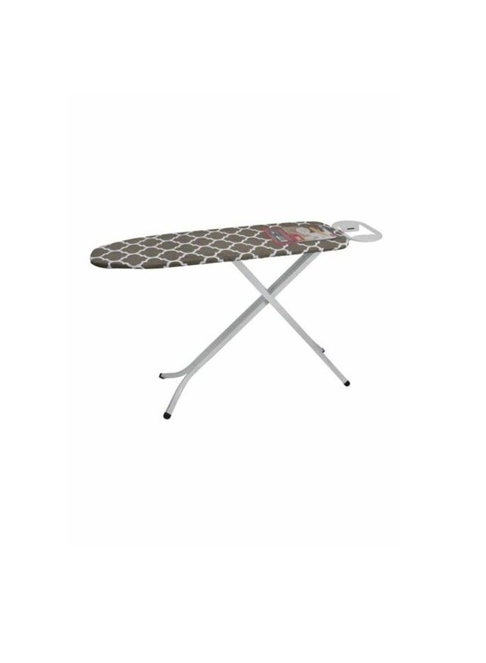 DELCASA Delcasa Self Standing Foldable Ironing Board White/Grey 38X120Cm - Image 1