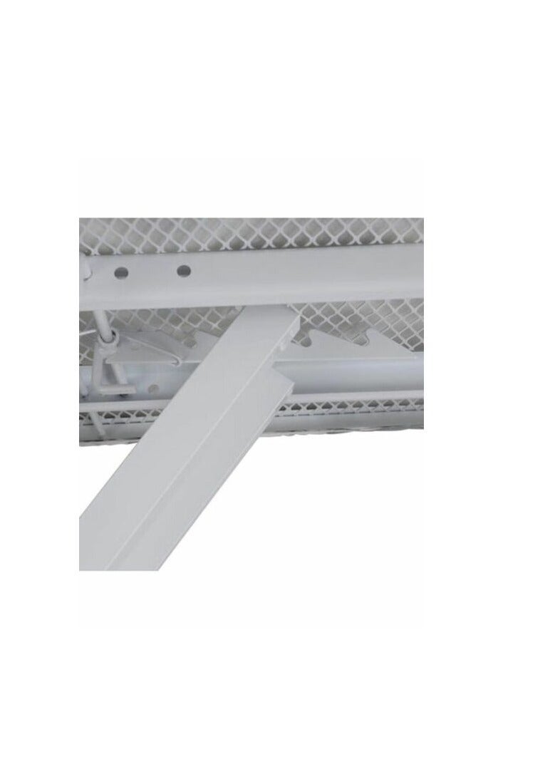 DELCASA Delcasa Self Standing Foldable Ironing Board White/Grey 38X120Cm - Image 3