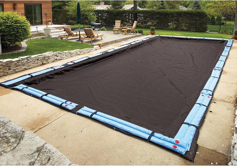 Blue Wave 8-Year 16-ft x 36-ft Rectangular In Ground Pool Winter Cover - Image 2