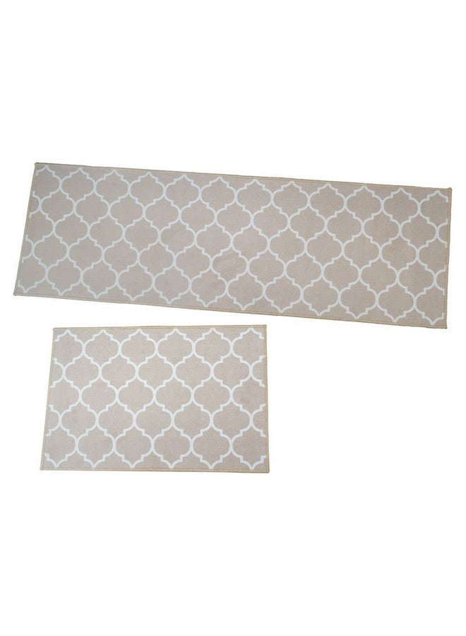 Home-Cloud حصيرة مطبخ مستطيلة من هوم كلاود | مضادة للانزلاق، ناعمة، قابلة للغسل، تصاميم مطبوعة للأرضيات، المطبخ والغرف (6 مم سمك) عبوة من 2 تحتوي على (1 كبيرة (41 × 122 سم) 1 صغيرة (41 × 61 سم)) - Image 2