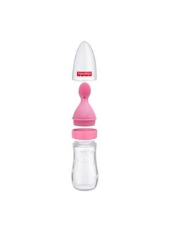 Fisher-Price Squeezy Silicone Food Feeder For Baby Pink 125Ml  - Image 1