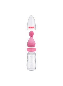 Fisher-Price Squeezy Silicone Food Feeder For Baby Pink 125Ml  - Image 3
