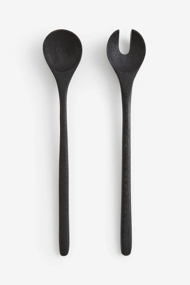 H&M Wooden Salad Servers