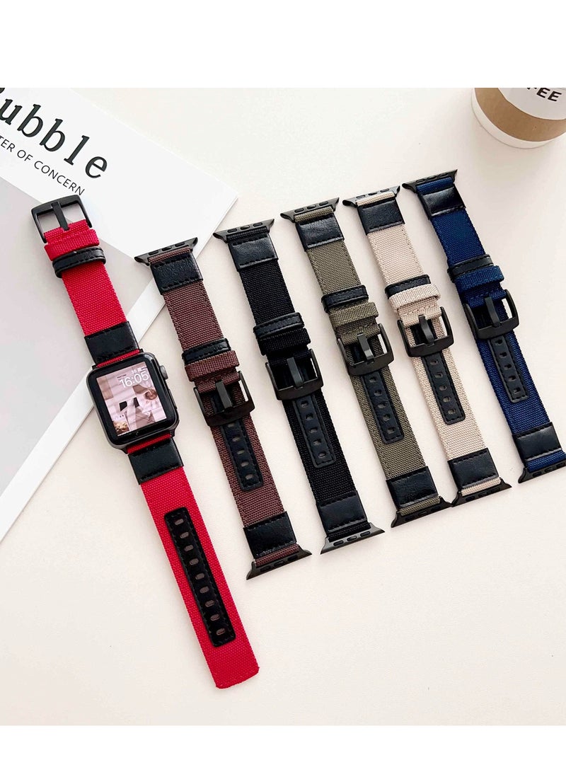 Nylon Solo Loop Stretchy Straps For Apple Watch Band 49mm 45mm 44mm 42mm, Elastic Wristbands Strap for iwatch Ultra/Ultra 2 Series 9 8 7 6 5 4 3 2 1 SE 2 SE - Image 5