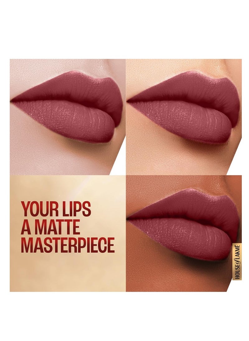 LAKME LAKMÉ 9To5 Primer + Matte Lip Color Mp8 Rosy Sunday, 3.6 G  - Image 5